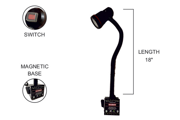 Machine Lamp Magnetic Base
